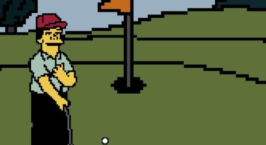 Crean página web con el icónico videojuego de golf que aparecía en Los Simpson
