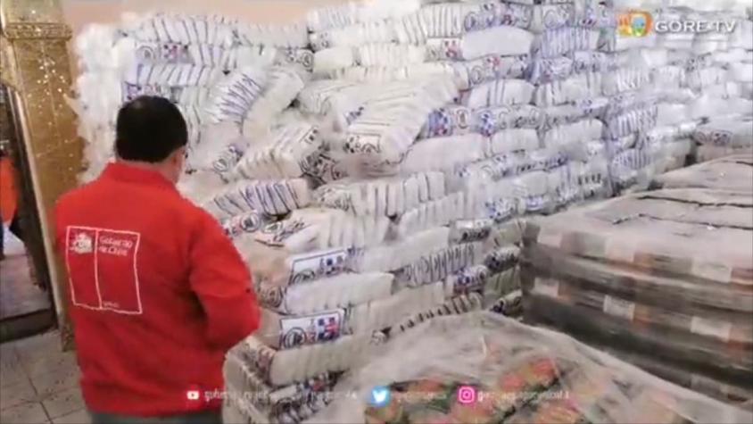[VIDEO] Suspenden entrega de cajas de alimentos en Arica