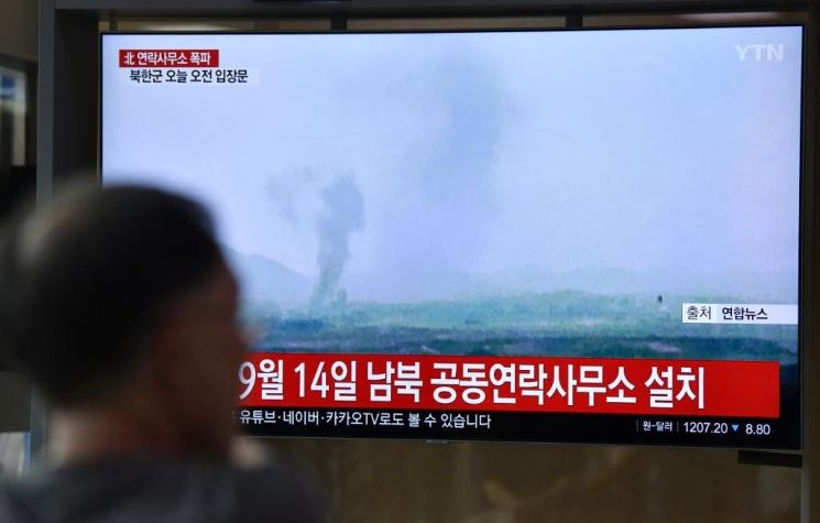Corea del Norte destruye oficina de enlace ubicada en la frontera desmilitarizada