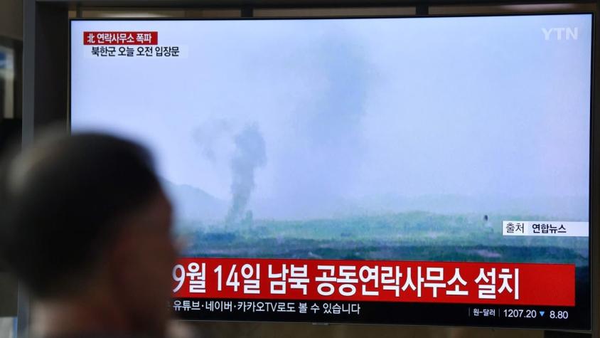 Corea del Norte "destruye" la oficina de enlace conjunta con Corea del Sur