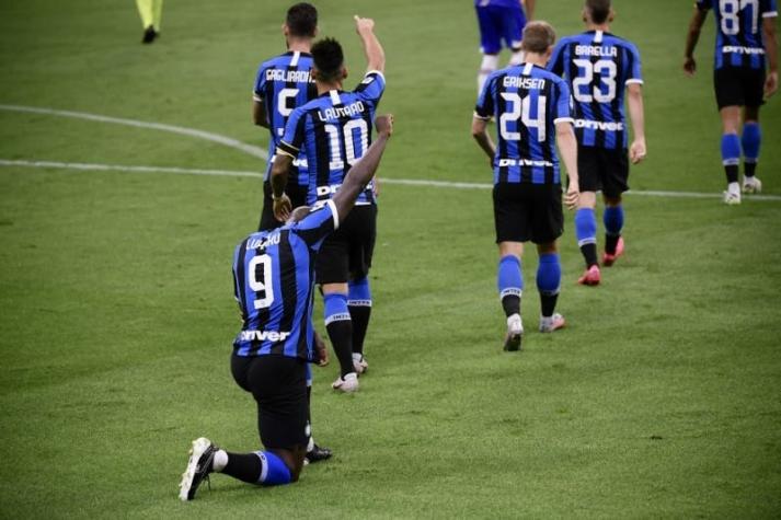 [FOTOS] Black Lives Matter: Lukaku reproduce gesto antirracista tras marcar gol para el Inter