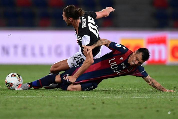 Con Gary Medel en cancha Bologna cae ante la Juventus