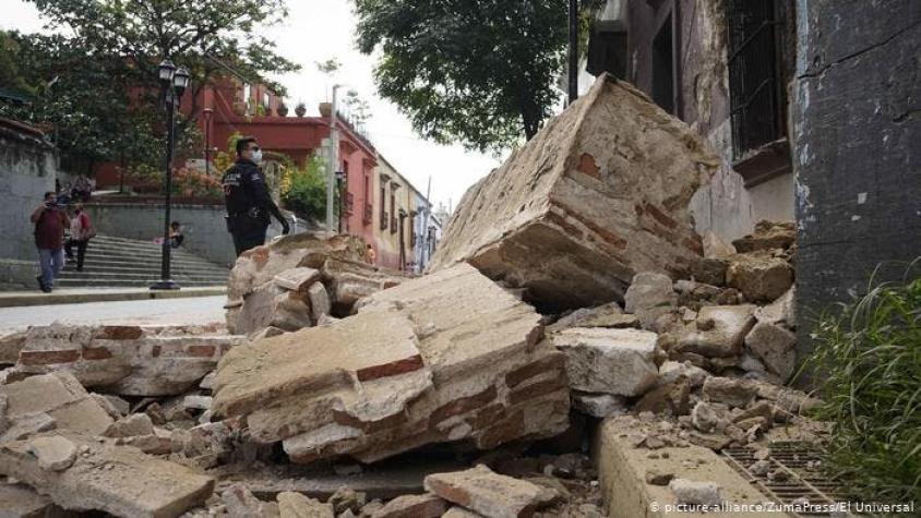 Aumentan a seis los muertos por sismo en México