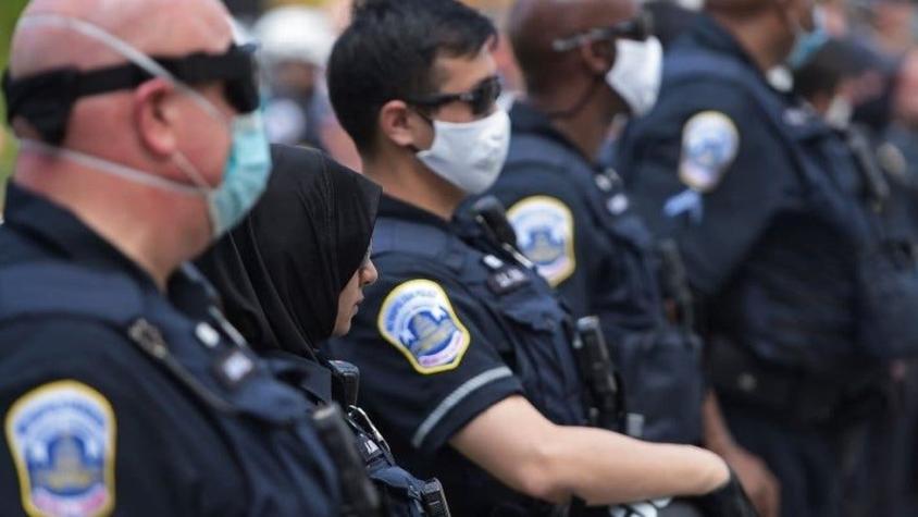 Protestas contra el racismo: qué piensan los policías de Estados Unidos de los manifestantes