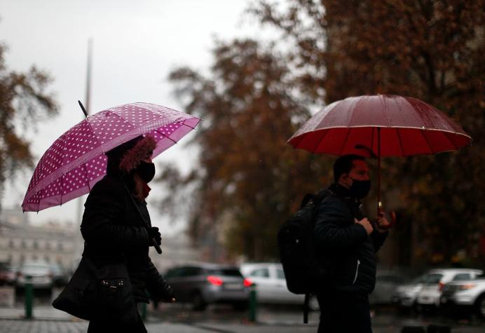Pronóstico de lluvias para la zona central del país: ¿Cuánto lloverá en Santiago y otras ciudades?