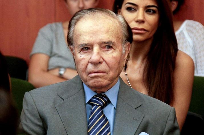 Ex presidente argentino Carlos Menem es dado de alta tras superar neumonía