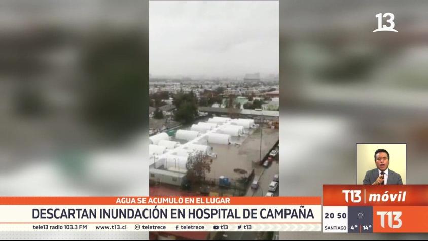 [VIDEO] Descartan inundación en Hospital de Campaña Barros Luco