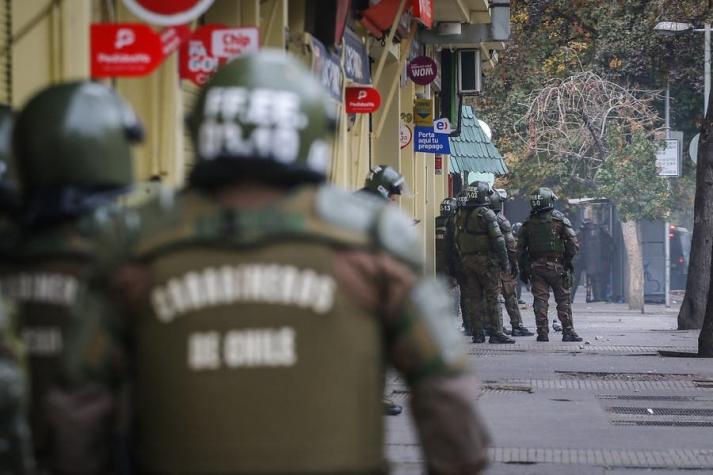 Carabineros informa de 12 detenidos tras ataque a sub comisaría en Peñalolén