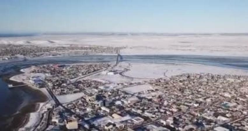 [VIDEO] Cañerías y mar congelado: Ola polar en Argentina deja increíbles postales