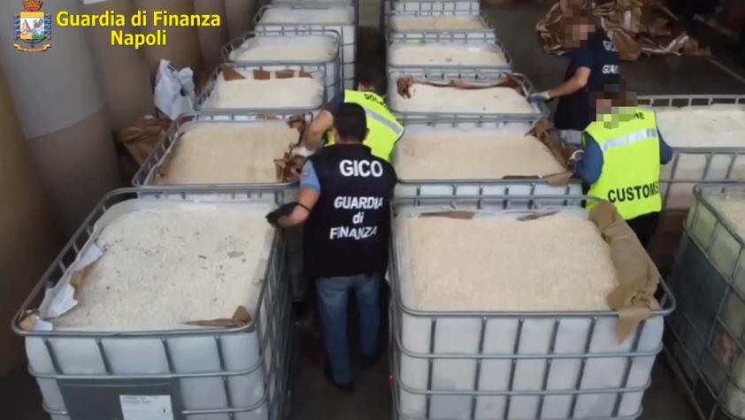 14 toneladas de anfetaminas son decomisadas en histórico operativo en Italia
