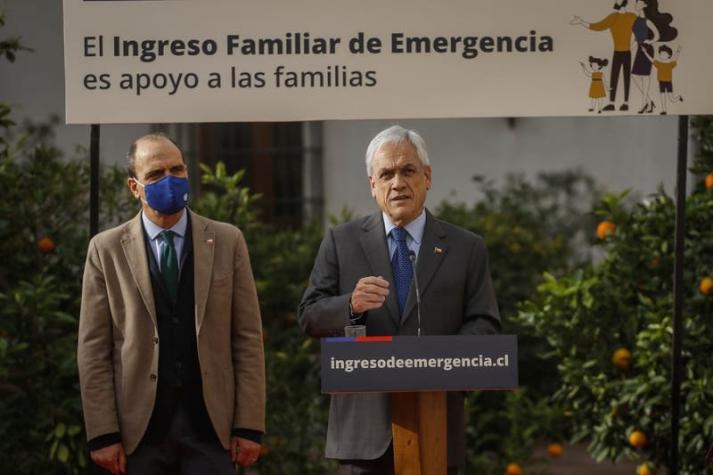 Ingreso Familiar de Emergencia: Presidente Piñera anuncia nuevo pago a beneficiarios