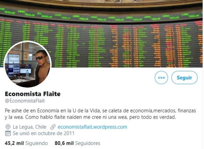 "Economista Flaite": El incógnito tuitero que explica el debate sobre los fondos de pensiones