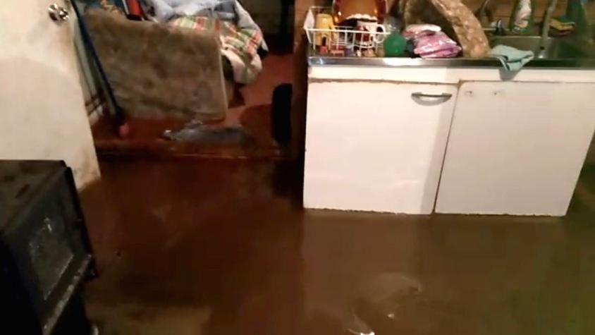 [VIDEO] Temporales afectan a la zona sur: Inundaciones y accidentes por lluvia y granizos