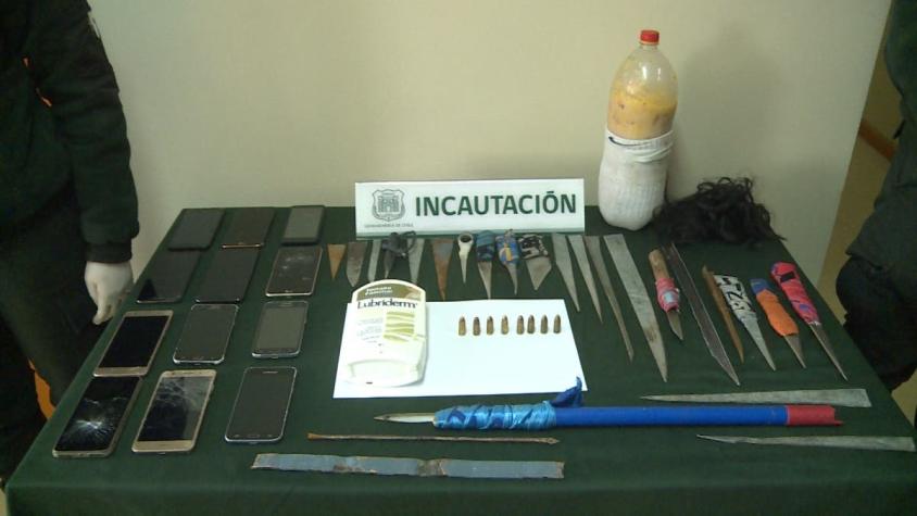 [VIDEO] Incautan municiones en centro penitenciario del Biobío