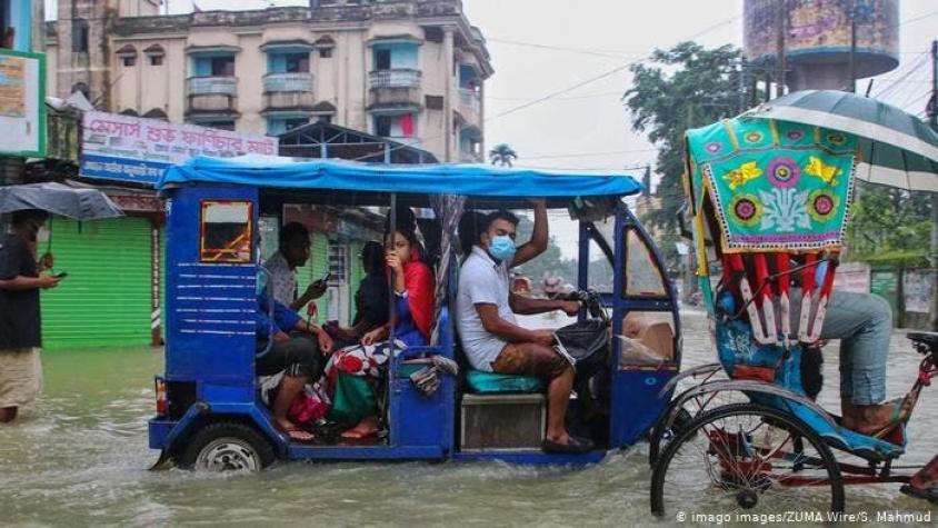 Millones de personas afectadas por inundaciones en el sur de Asia