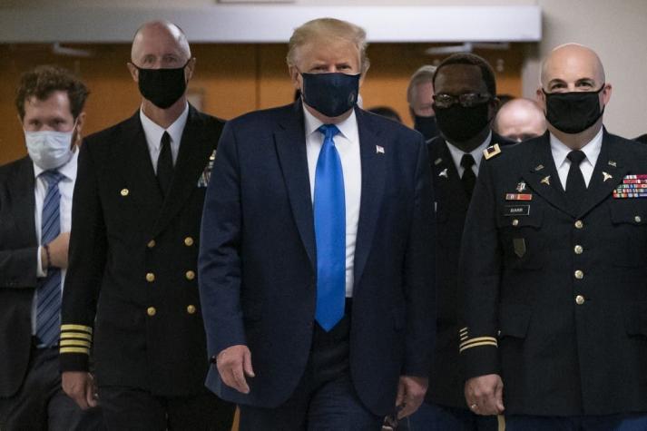 Trump defiende uso de la mascarilla como gesto "patriótico"