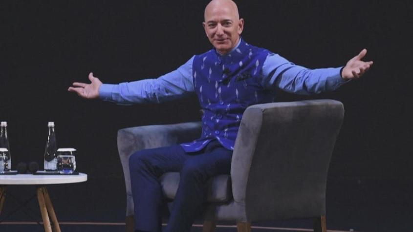 [VIDEO] Nuevo récord de Jeff Bezos: ganó 13 mil millones de dólares en un solo día