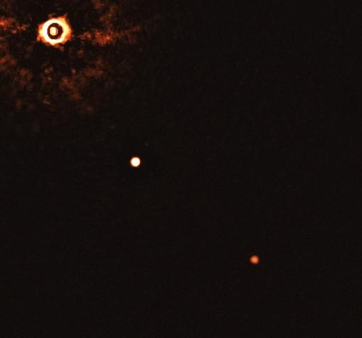 Captan desde Chile primera imagen de otro sistema solar como el nuestro: tiene dos planetas