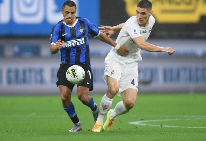 Inter iguala ante Fiorentina con Alexis en cancha y Juventus podría ser campeón este jueves