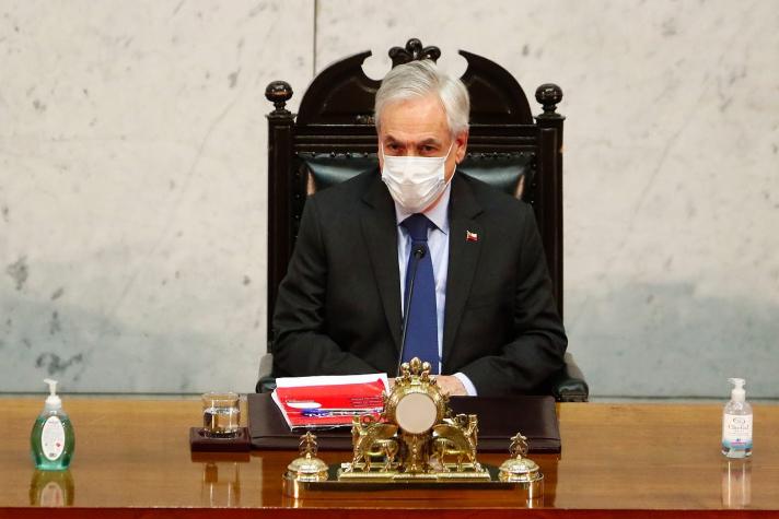 Cadem: Presidente Piñera registra la aprobación más baja desde el inicio de la crisis por COVID-19