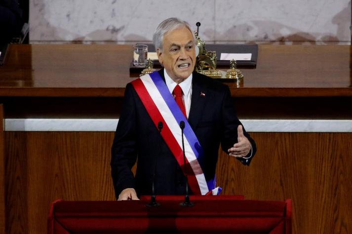 Presidente Piñera pone foco en la reactivación económica en su cuenta pública más compleja