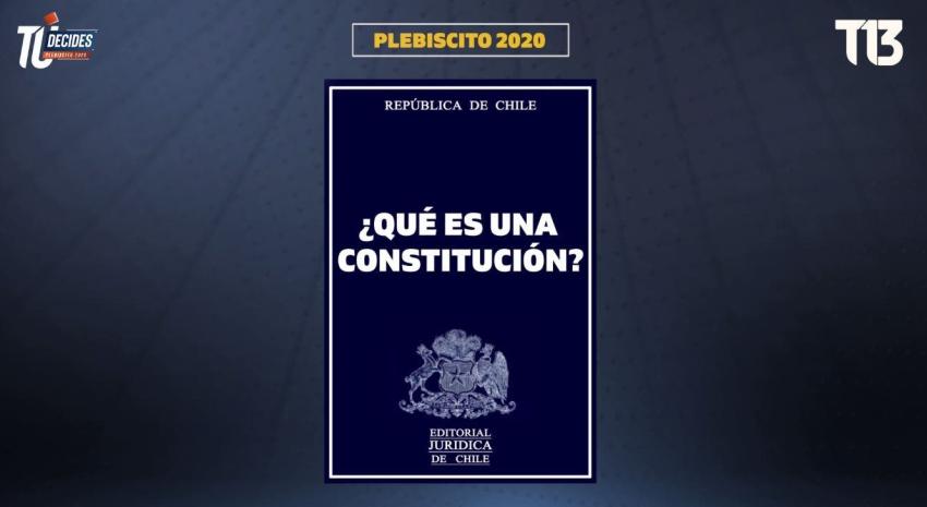 [VIDEO] Plebiscito 2020: ¿Qué es una Constitución y para qué sirve? Expertos explican