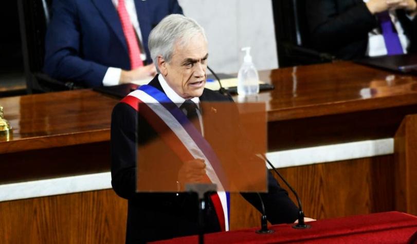 Así es el moderno teleprompter que usó Piñera para leer su discurso en la Cuenta Pública 2020