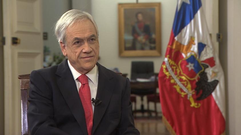 [VIDEO] Presidente Piñera en entrevista con T13: "Expreso mi firme voluntad de corregir los errores"