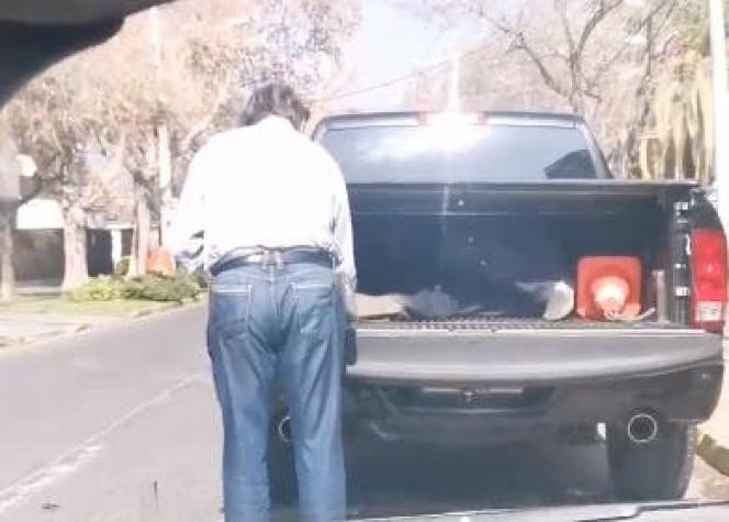 [VIDEO] Graban a empresario Emeterio Ureta trasladando a una persona en la maleta de un vehículo
