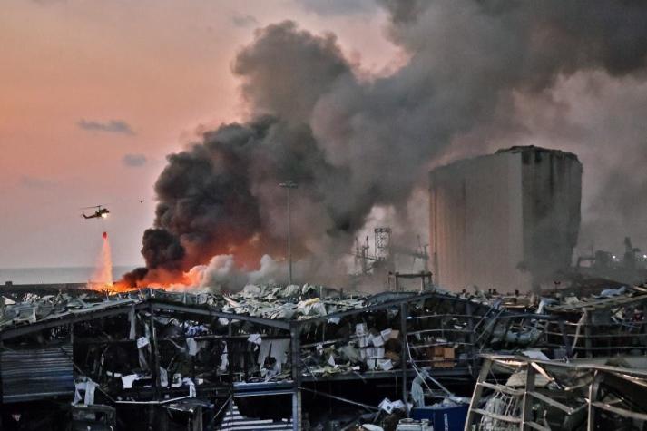 Líbano: 2.750 toneladas de nitrato de amonio causaron explosiones en puerto de Beirut