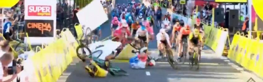 [VIDEO] Impresionante caída marca la primera etapa de la Vuelta a Polonia
