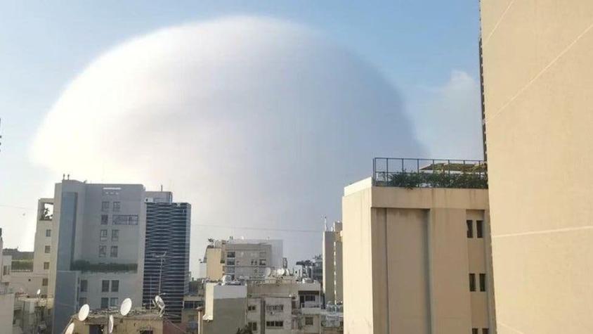 Explosión en Beirut: qué es una "nube de Wilson" y por qué no es exclusiva de las bombas nucleares