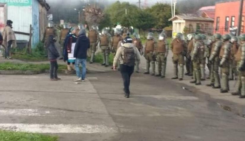 Intendencia ordena desalojo de la Municipalidad de Tirúa, tomada por comuneros mapuche