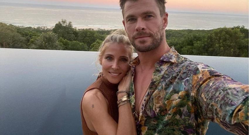 Elsa Pataky felicita a su amado y cumpleañero Chris Hemsworth con la única foto en la que se ve mal