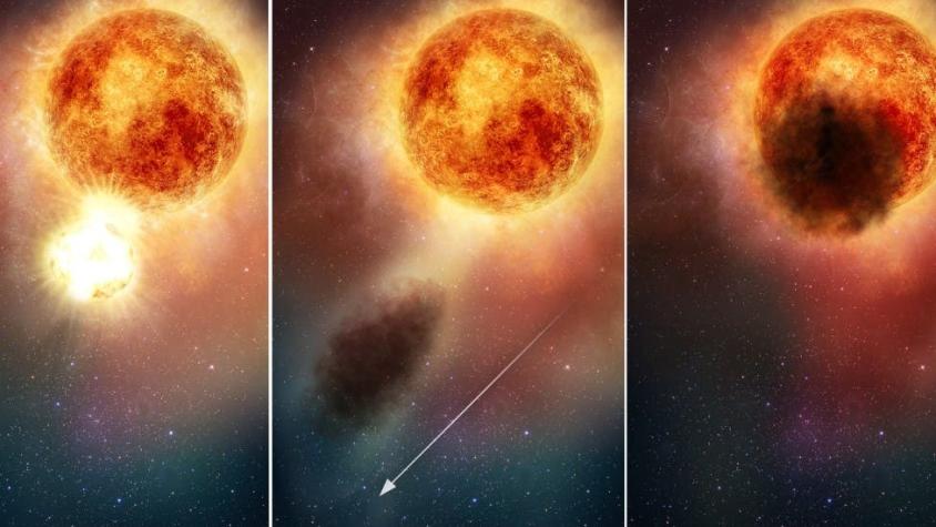 La "expulsión traumática" que explica el misterio del oscurecimiento de la estrella Betelgeuse