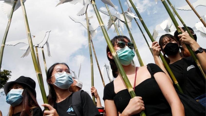 Protestas en Tailandia: Las 3 demandas principales de los miles de jóvenes que están manifestándose