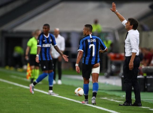 Conte confirma que Alexis se perderá por lesión duelo del Inter por semifinales de Europa League