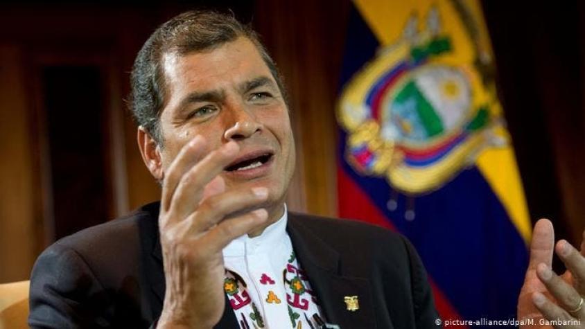 Correa aspirará a vicepresidencia de Ecuador en elecciones de 2021