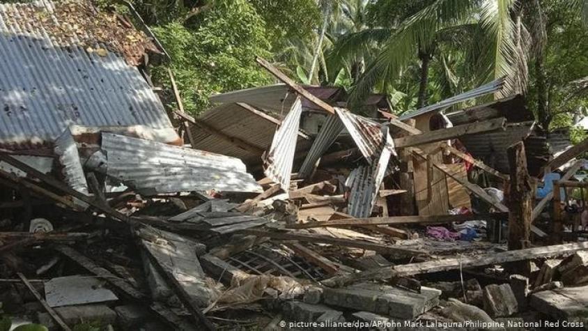 Un potente terremoto sacude el centro de Filipinas