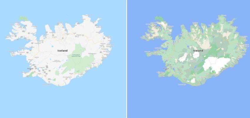 Google Maps: Actualización permite ver más relieves, detalles y colores de los diversos territorios