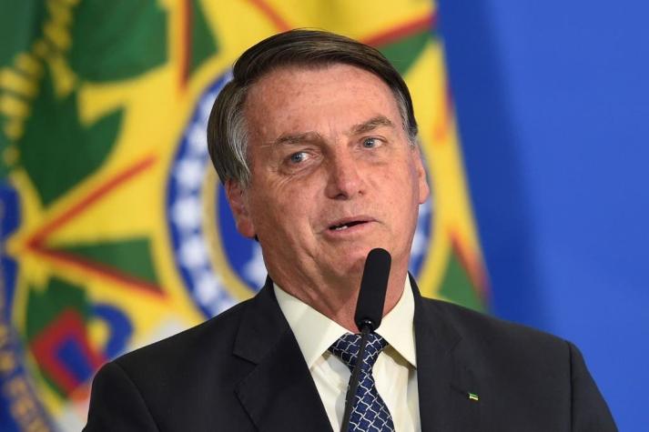 [VIDEO] La amenaza de Bolsonaro a periodista: "Qué ganas de reventarte la boca a golpes"