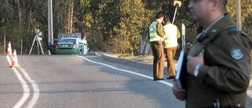 Al menos cinco muertos deja accidente de tránsito en Autopista del Sol en sector de Melipilla