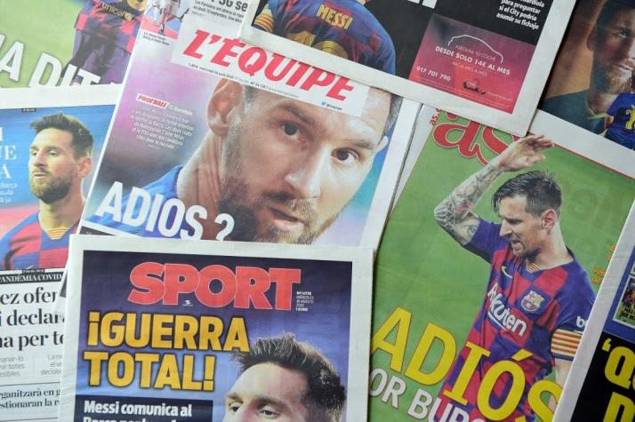 "¡Se quiere ir!": Las reacciones de la prensa deportiva ante la sorpresiva noticia de Messi