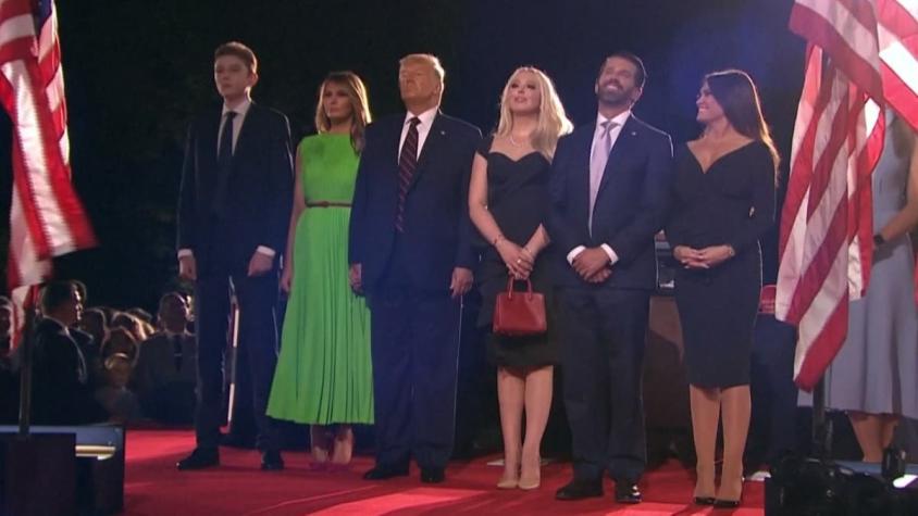 [VIDEO] La "gran noche" de Trump y su hija Ivanka: Aceptó su candidatura