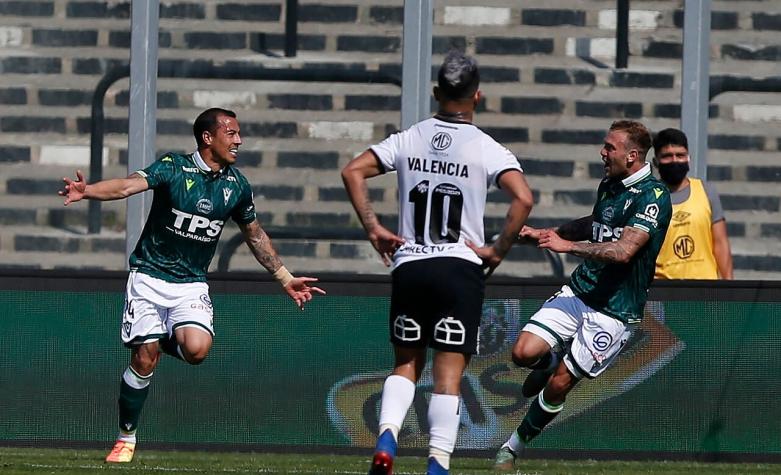 Colo Colo cae ante Wanderers en el regreso del fútbol y queda entre los colistas