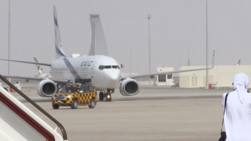 [VIDEO] El avión que hizo historia en Medio Oriente: Primer viaje de Israel a Emiratos Árabes