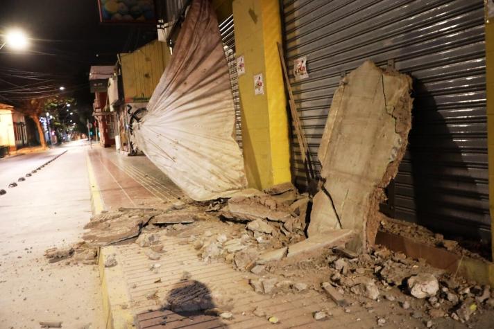 Las imágenes con los daños que dejó el temblor 7,0 en Huasco, al norte de Chile