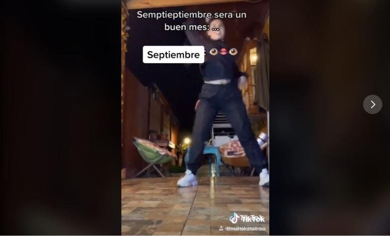 [VIDEO] Fuerte temblor en el norte sorprende a joven mientras bailaba para un TikTok