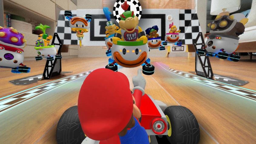 Para hacer carreras en tu casa: Nintendo anuncia Mario Kart basado en realidad aumentada