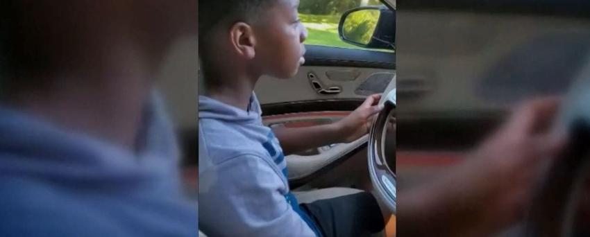 Un héroe de 11 años: su abuela sufría una descompensación y la llevó al hospital en un Mercedes-Benz